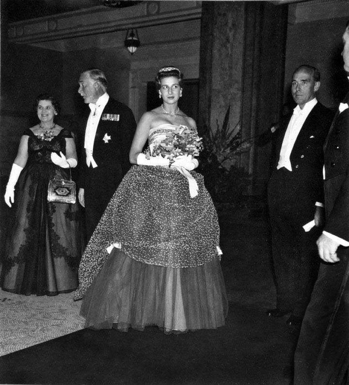 Princess Alexandra at the Royal Ball, Brisbane City Hall, 21 August 1959